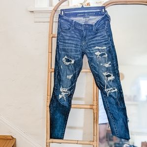 American Eagle Ripped Jeggings